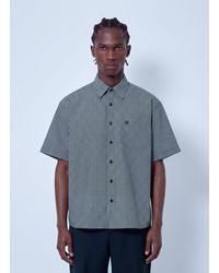 Vetements - Metal Logo Checked Short Sleeve Shirt - Lyst