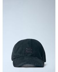 Miu Miu - Drill Baseball Cap - Lyst