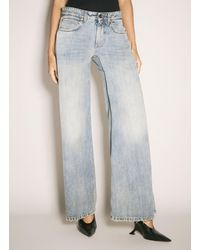 Balenciaga - Low-Waist Baggy Jeans - Lyst