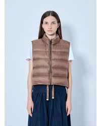 Max Mara - Quilted Puffer Gilet - Lyst