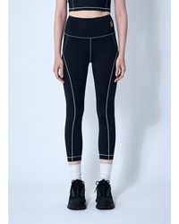 Moncler - Logo Patch Leggings - Lyst