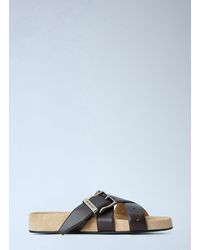 Balenciaga - Belt Leather Sandals - Lyst