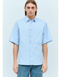 Gucci - Gg Supreme Oxford Cotton Shirt - Lyst
