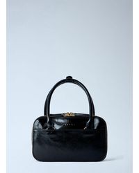 Marni - Bauletto Small Leather Handbag - Lyst