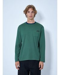 Miu Miu - Striped Long Sleeve T-Shirt - Lyst