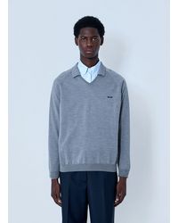 Miu Miu - V-Neck Knit Sweater - Lyst