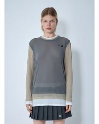 Miu Miu - Set Of Three Logo Motif T-Shirts - Lyst