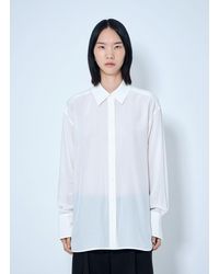 TOTEME - Silk Crepe Shirt - Lyst