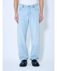 Bottega Veneta - Extra Bleached Wide Leg Jeans - Lyst