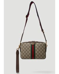 Gucci Ophidia Square Shoulder Bag - Brown