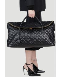 Saint Laurent - Quilted Duffle Bag - Lyst