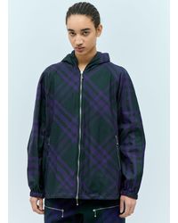 Burberry - Check Nylon-Twill Windbreaker Jacket - Lyst