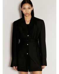 Prada - Single-Breasted Light Mohair Jacket - Lyst