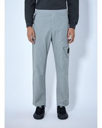 Stone Island - Cargo Trousers With Elasticated Waistband - Lyst