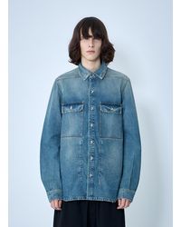 Rick Owens - Drkshdw Denim Overshirt Jacket - Lyst