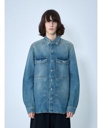 Rick Owens - Drkshdw Denim Overshirt Jacket - Lyst