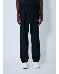 Prada - Wool-Blend Pinstripe Pants - Lyst