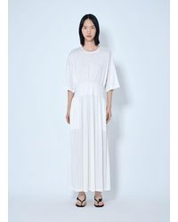 TOTEME - Cotton Silk Tee Dress - Lyst