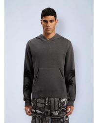 Palm Angels - Back Palms Knit Hooded Sweatshirt - Lyst