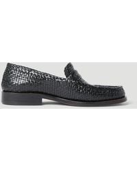 Marni - Woven Leather Bambi Loafers - Lyst