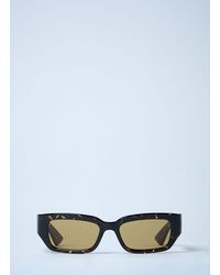 Bottega Veneta - Dash Rectangular Sunglasses - Lyst