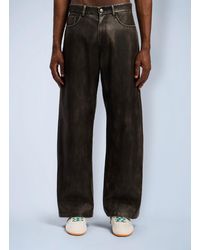 Palm Angels - Curved Logo Coated Pants - Lyst