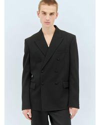 Gucci - Double-Breasted Wool Blazer - Lyst