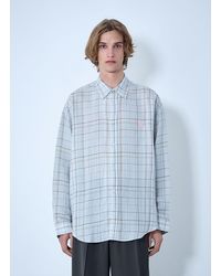 Acne Studios - Plaid Button-Up Shirt - Lyst
