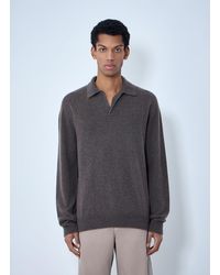 The Row - Leach Polo Sweater - Lyst