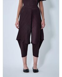 Pleats Please Issey Miyake - Pleated Pants - Lyst