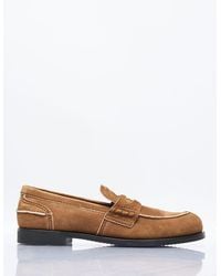 Miu Miu - Faded Suede Loafers - Lyst