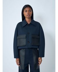 Bottega Veneta - Compact Wool And Cotton Twill Jacket - Lyst