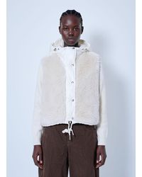 Moncler - Wool & Cashmere Blend Padded Zip-Up Cardigan - Lyst