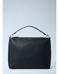 TOTEME - Medium Bevel Grained Leather Shoulder Bag - Lyst