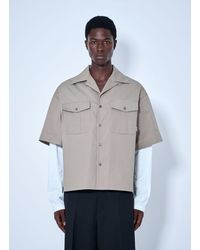 Balenciaga - Short-Sleeve Button-Down Shirt - Lyst