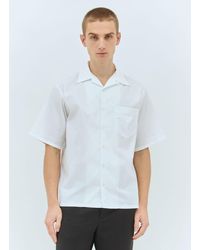 Prada - Striped Short-Sleeve Shirt - Lyst