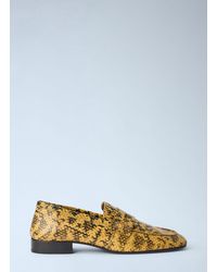Dries Van Noten - Python-Print Leather Loafers - Lyst