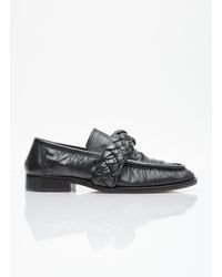 Bottega Veneta - Knotted Leather Loafers - Lyst