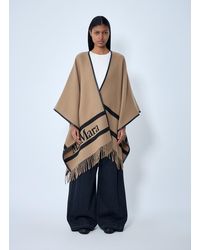 Max Mara - Logo Motif Poncho - Lyst