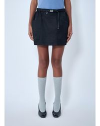 Prada - Re-Nylon Belted Mini Skirt - Lyst