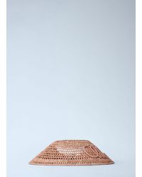 Chloé - Chloé Raffia Visor Hat - Lyst