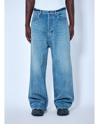 Balenciaga - Baggy Fit Japanese Twill Jeans - Lyst