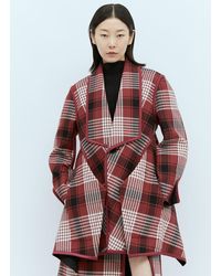 Issey Miyake - Counterpoint Check Jacket - Lyst
