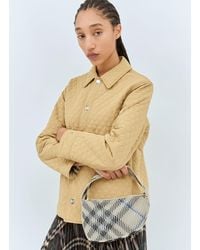 Burberry - Check Mini Knitted Shoulder Bag - Lyst