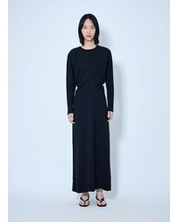 TOTEME - Long-Sleeve Slouch Waist Dress - Lyst
