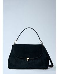 TOTEME - T-Lock Suede Satchel Bag - Lyst