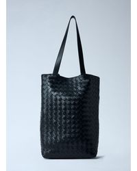 Bottega Veneta - Small Intrecciato North-South Tote Bag - Lyst