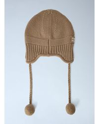 Miu Miu - Cashmere Blend Beanie Hat - Lyst