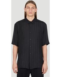 Saint Laurent - Cassandre Stripe Silk Shirt - Lyst