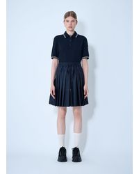 Moncler - Piquet Polo Shirt Dress - Lyst